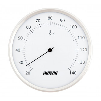 Termometro per sauna HARVIA, rotondo, bianco, diametro 160 mm, SAC90201