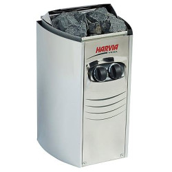 Stufa elettrica per sauna - HARVIA Vega Compact BC23 con pannello di controllo