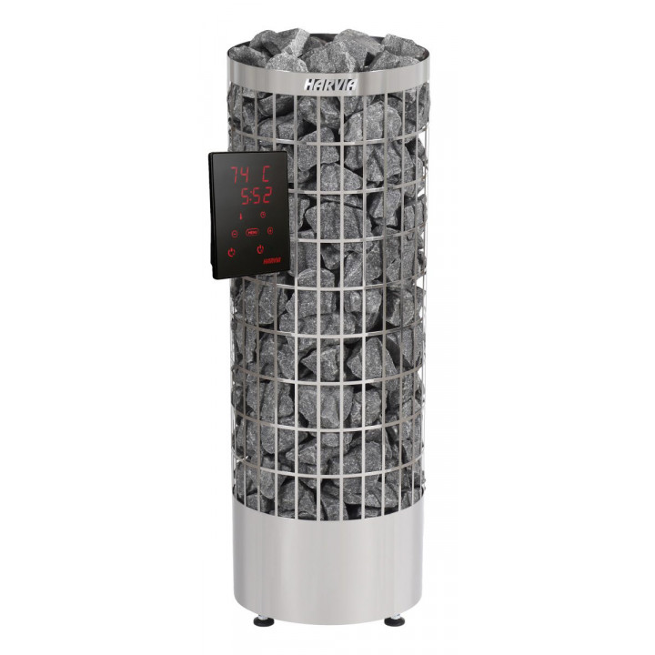 Riscaldatore elettrico per sauna - HARVIA Cilindro PC110XW con Xenio WiFi, 10.8 kW