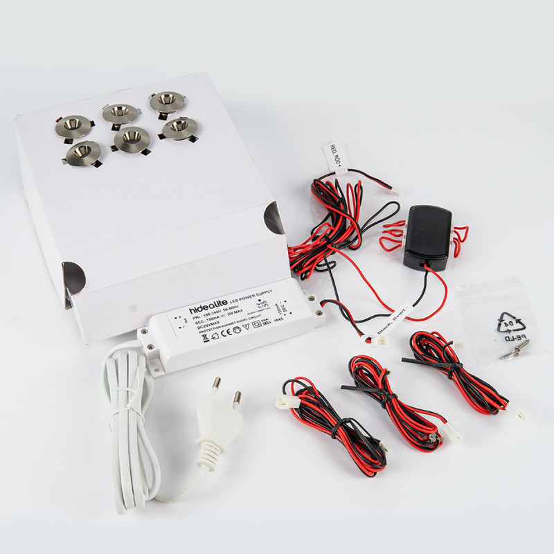 Illuminazione sauna HIDEALITE, 6 pz.