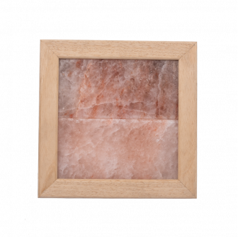 Luce di sale himalayano senza fulmini, legno di abachi