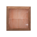 Luce di sale dell'Himalaya senza illuminazione, legno di cedro - 0