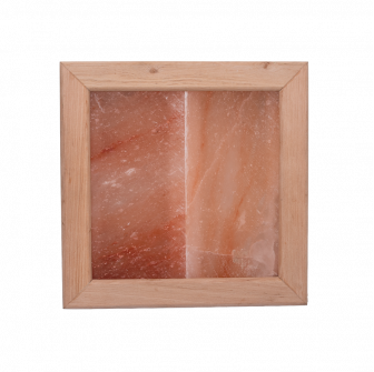 Luce di sale himalayano senza fulmini, legno di ontano nero