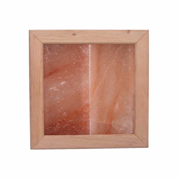 Luce di sale himalayano senza fulmini, legno di ontano nero
