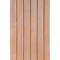 Rivestimento sauna in ontano nero, 15 x 90, Classe A