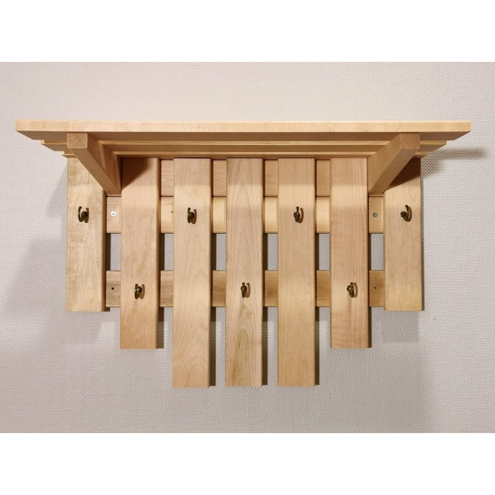 Appendiabiti con ripiano - NAGI 630x260x400