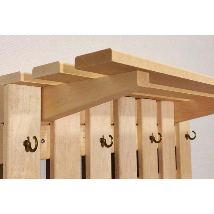 Appendiabiti con ripiano - NAGI 630x260x400