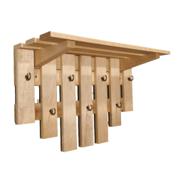 Appendiabiti con ripiano - NAGI 630x260x400  Appendiabiti con ripiano - NAGI 630x260x400