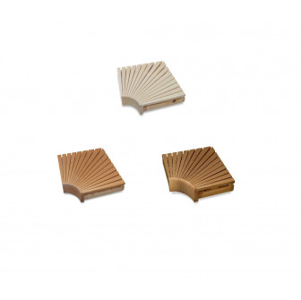 Modulo angolare per panche da sauna modulari