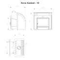 Stufa a legna per sauna - NOVA KASKAD 18 - 5