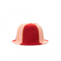 Cappello da sauna - A righe, rosso, bianco, giallo - 0