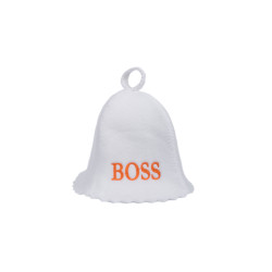 Cappello da sauna - BOSS, bianco  Cappello da sauna - BOSS, bianco