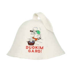 Cappello da sauna - Diamogli vapore  Cappello da sauna - Diamogli vapore
