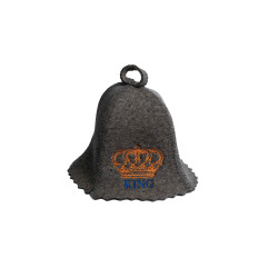 Cappello da sauna - KING, grigio 