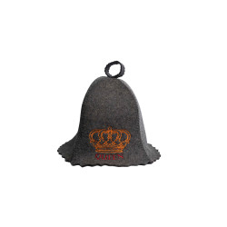 Cappello da sauna - QUEEN, grigio 