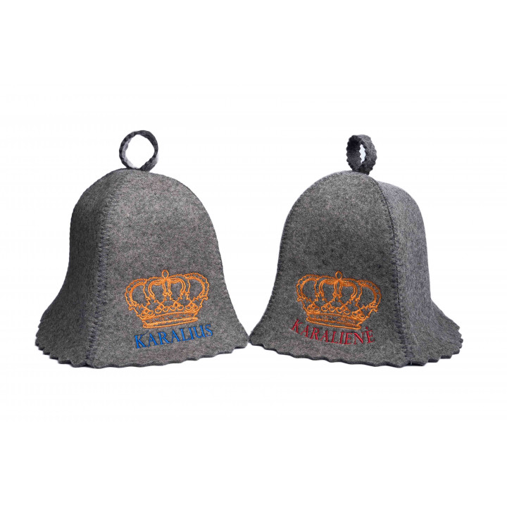 Set regalo in scatola regalo DARK KINGS. Cuffie da sauna e cristalli al mentolo