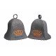 Set regalo in scatola regalo DARK KINGS. Cuffie da sauna e cristalli al mentolo