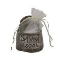 Contenitore per sale in ceramica per sauna - scuro 120 ml - 2