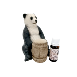 Contenitore in ceramica per profumi - panda  Contenitore in ceramica per profumi - panda