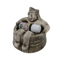 Contenitore in ceramica per fragranze - lo spirito della sauna con aroma 