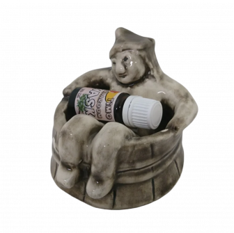 Contenitore in ceramica per fragranze - lo spirito della sauna con aroma