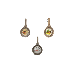 Termometro per sauna in ceramica - vaschetta 