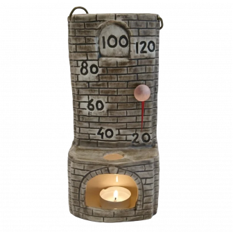 Termometro per sauna in ceramica - stufa