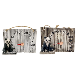 Termometro per sauna in ceramica - panda  Termometro per sauna in ceramica - panda