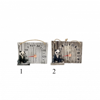 Termometro per sauna in ceramica - panda
