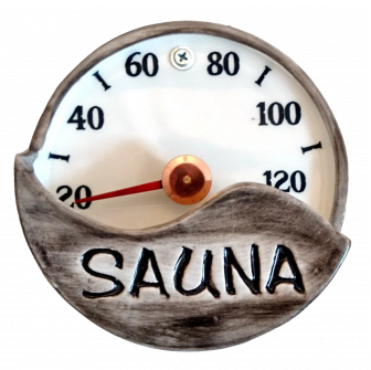 Termometro per sauna in ceramica - SAUNA