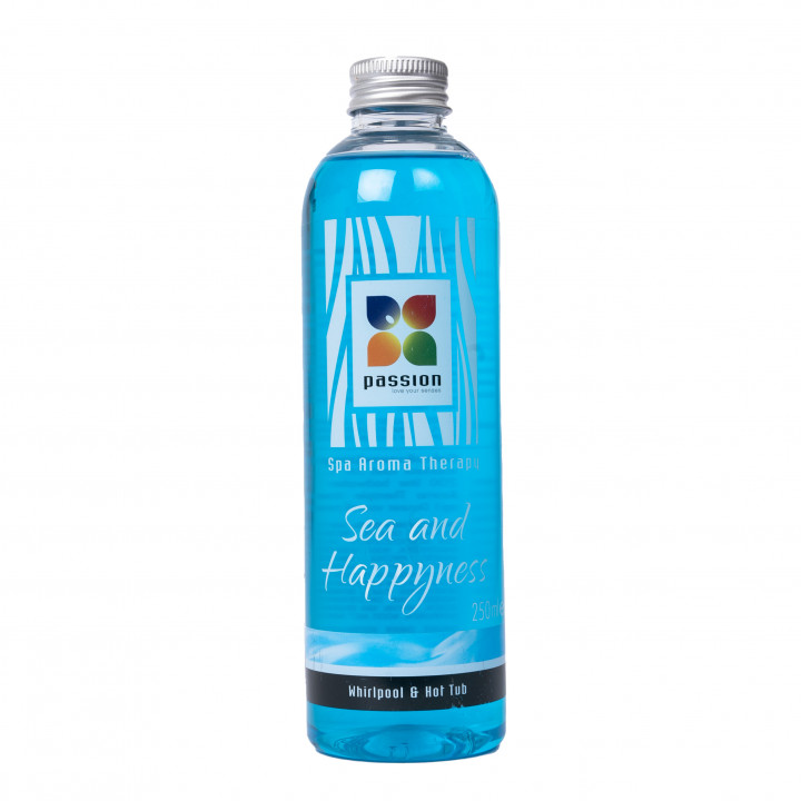 PASSION profumo aromaterapico per idromassaggi e vasche idromassaggio, mare e felicità 250 ml
