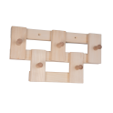 Appendiabiti in legno di tiglio con 5 ganci - 0 Appendiabiti in legno di tiglio con 5 ganci - 0
