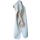 Asciugamano poncho in lino con cappuccio