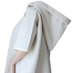 Asciugamano poncho in lino con cappuccio