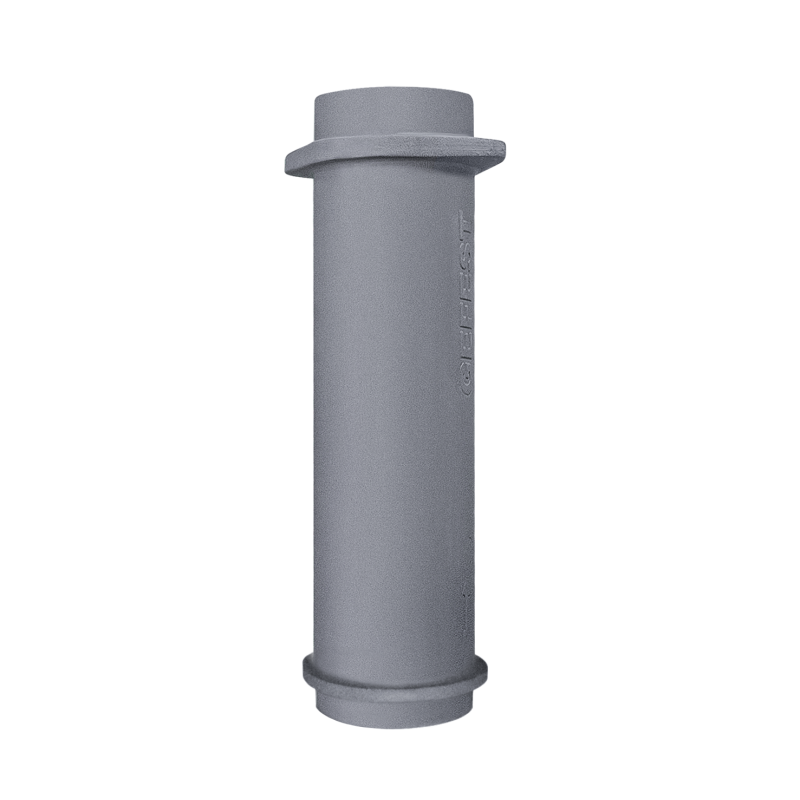 Canna fumaria inferiore in ghisa per stufe GEFEST 180/500mm Canna fumaria inferiore in ghisa per stufe GEFEST 180/500mm