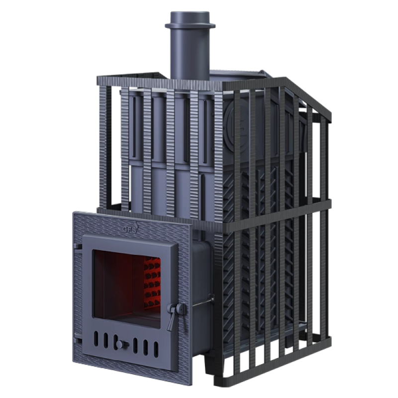 Stufa a legna per sauna GEFEST - GFS ZK Uragan 25 (M) in griglia