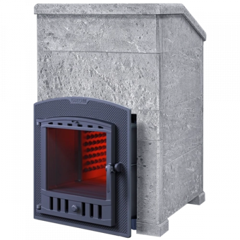 Stufa a legna per sauna - Kit GEFEST GROM 30 (P2) President 1020/60 TALCOMAGNESITE
