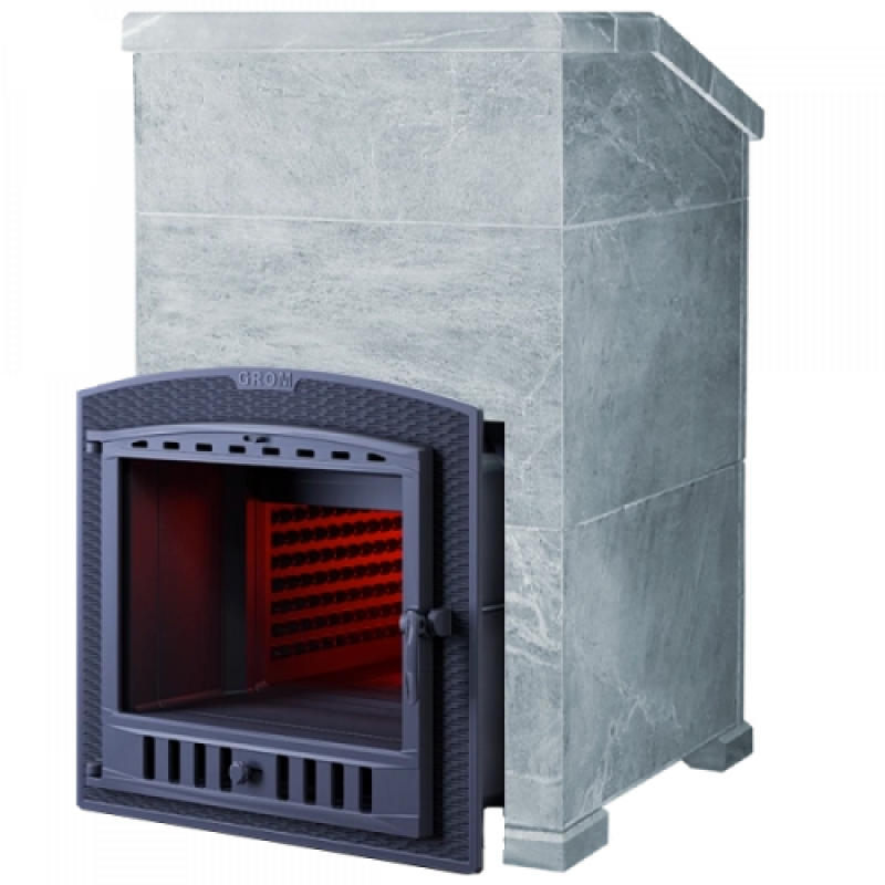 Stufa a legna per sauna - Gefest Grom 50 (P2) Prezidentas 1200/50, Talcochlorite