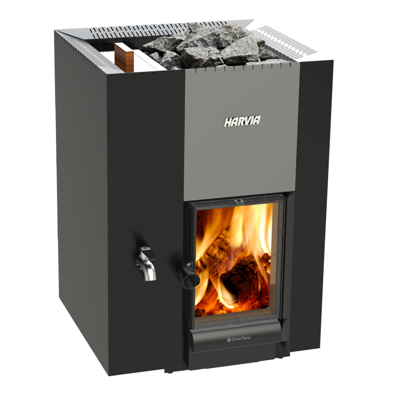 Stufa a legna per sauna - HARVIA 22 GreenFlame LS