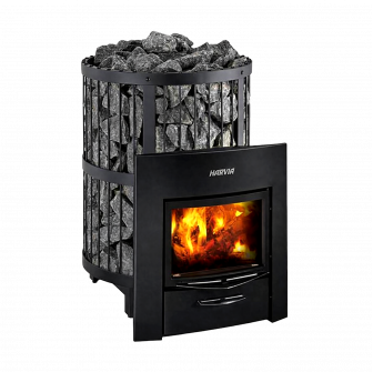 Stufa a legna per sauna - HARVIA Legend 240 Duo, nera