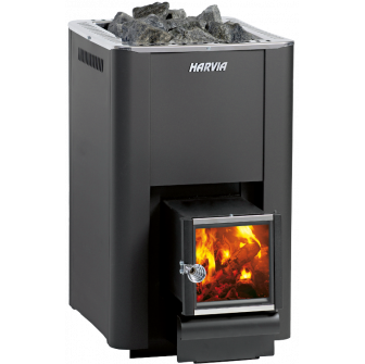 Stufa a legna per sauna - Harvia Pro 20 SL BimSchV2 nera