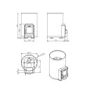 Stufa a legna per sauna - STOVEMAN 20R-LS - 2
