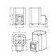 Stufa a legna per sauna - STOVEMAN 24 LS HEAVY