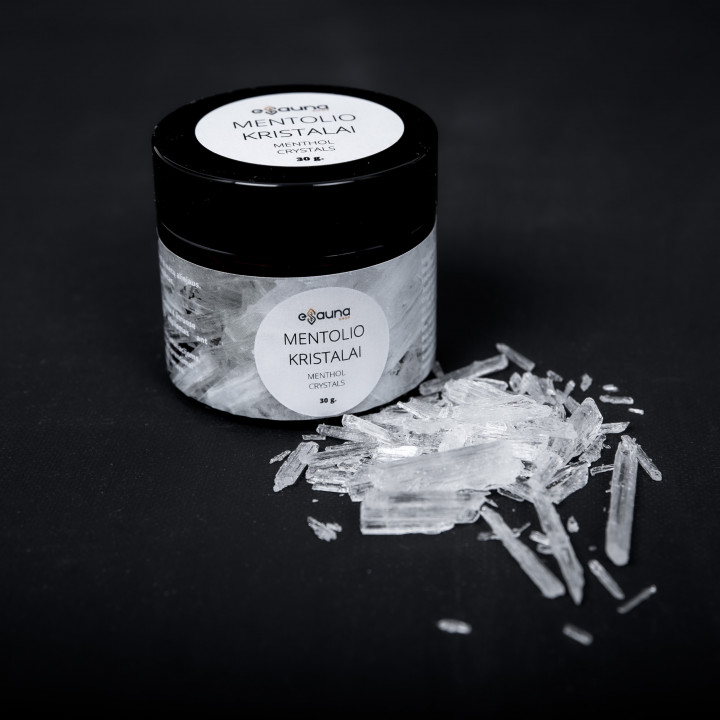 Set regalo in scatola regalo DARK KINGS. Cuffie da sauna e cristalli al mentolo