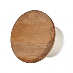 Ventilatore per sauna MM-S con valvola di ritorno e finitura in legno tondo d/100mm  Ventilatore per sauna MM-S con valvola di ritorno e finitura in legno tondo d/100mm