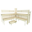 Panca modulare per sauna PREMIUM, Aspen - 8
