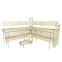 Panca modulare per sauna PREMIUM, Aspen - 2
