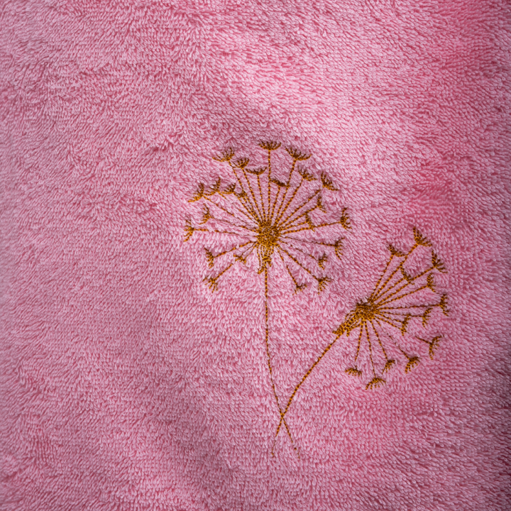 Set regalo in confezione regalo per LEI. Cappello e grembiule da sauna da donna - ROSA