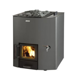 Stufa a legna per sauna - NARVI NC 20 VS con serbatoio dell'acqua  Stufa a legna per sauna - NARVI NC 20 VS con serbatoio dell'acqua