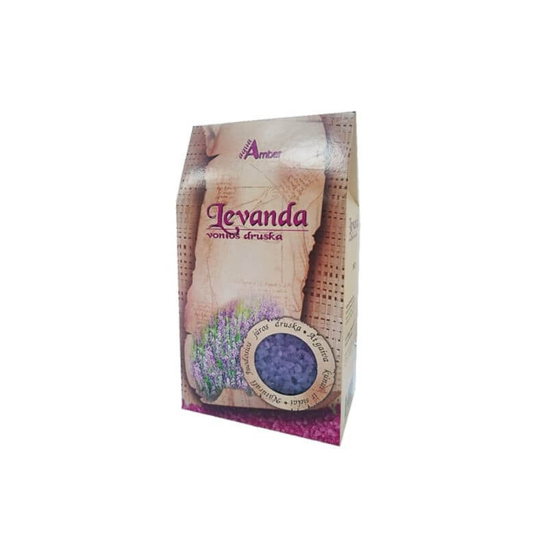 Sale da bagno naturale Aqua Amber - Lavanda